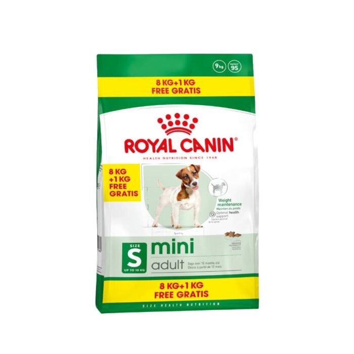 Royal Canin Mini Adult 8kg + 1kg Oferta Ração para Cão