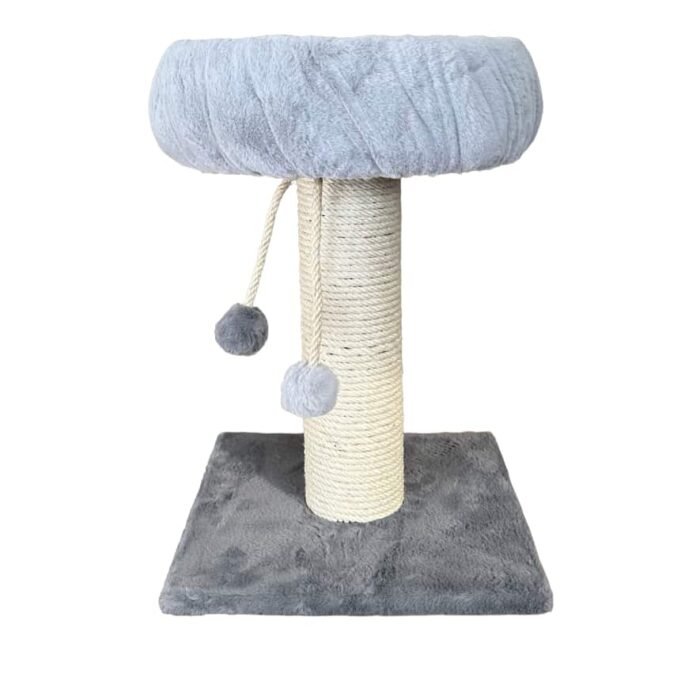 Gato Real Arranhador Veneza com Cama Topo para Gato