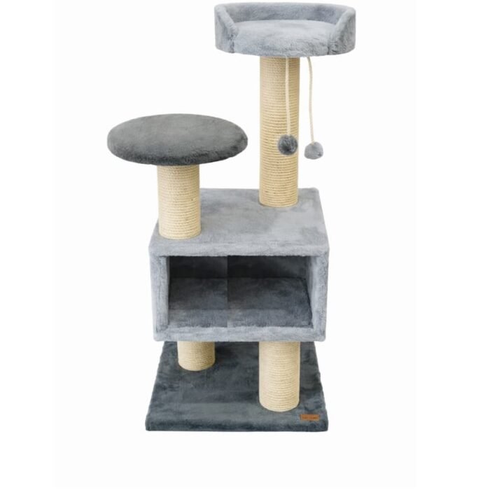 Gato Real Torre Arranhador Pet Gold para Gato 1,28cm